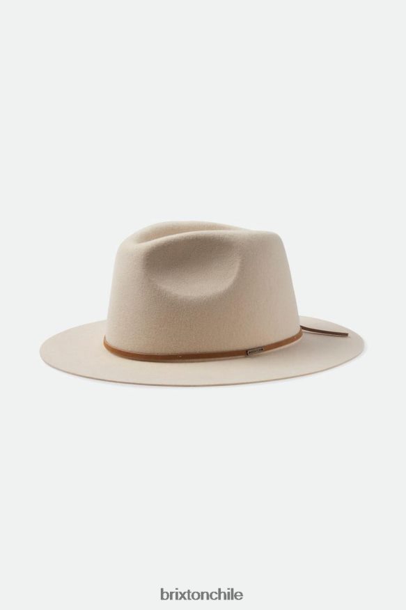 Brixton hombres wesley fedora P0BX28233 accesorios gorra blanca
