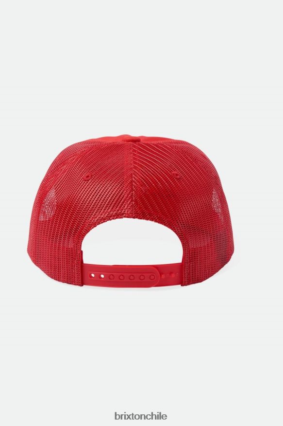 Brixton hombres gorra de camionero división mp P0BX28248 accesorios aloha rojo