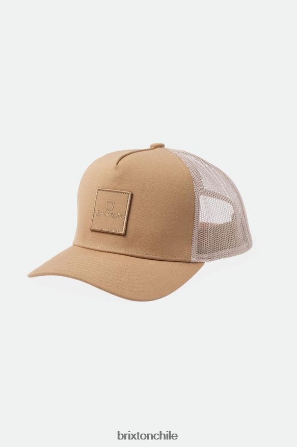 Brixton hombres gorro de camionero alfa block netplus P0BX28275 accesorios arena