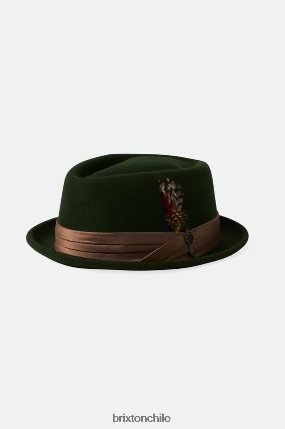 Brixton hombres pastel de cerdo fuerte P0BX28216 accesorios musgo/bronce