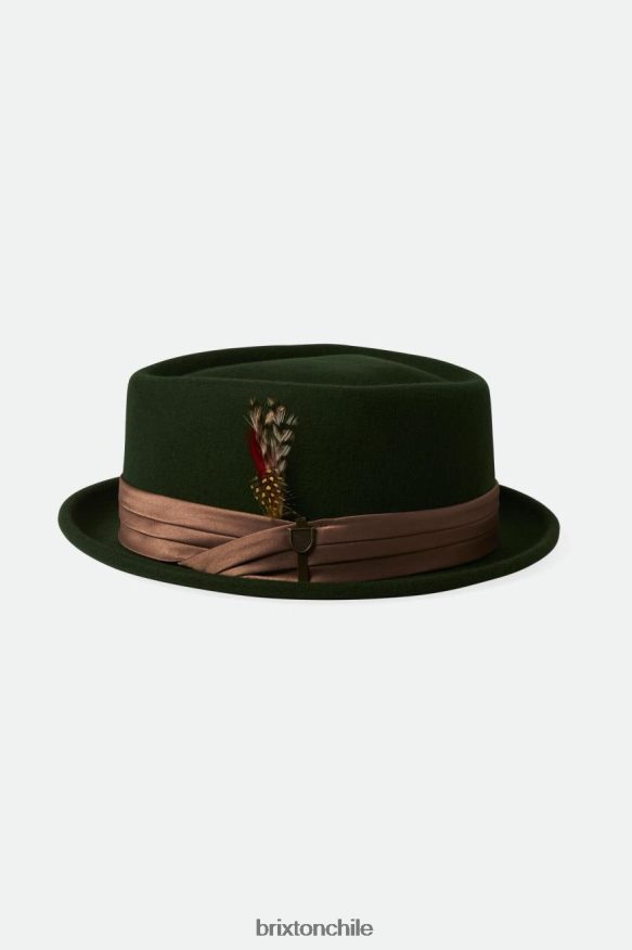 Brixton hombres pastel de cerdo fuerte P0BX28216 accesorios musgo/bronce