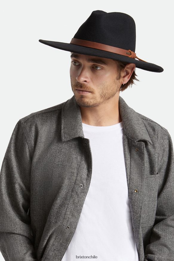Brixton hombres sombrero apropiado para el campo P0BX28222 accesorios negro