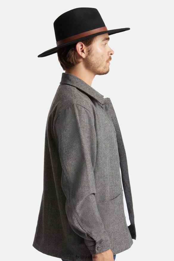 Brixton hombres sombrero apropiado para el campo P0BX28222 accesorios negro