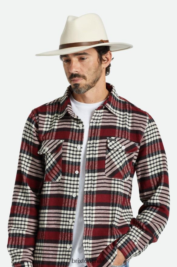 Brixton hombres sombrero apropiado para el campo P0BX28223 accesorios gorra blanca
