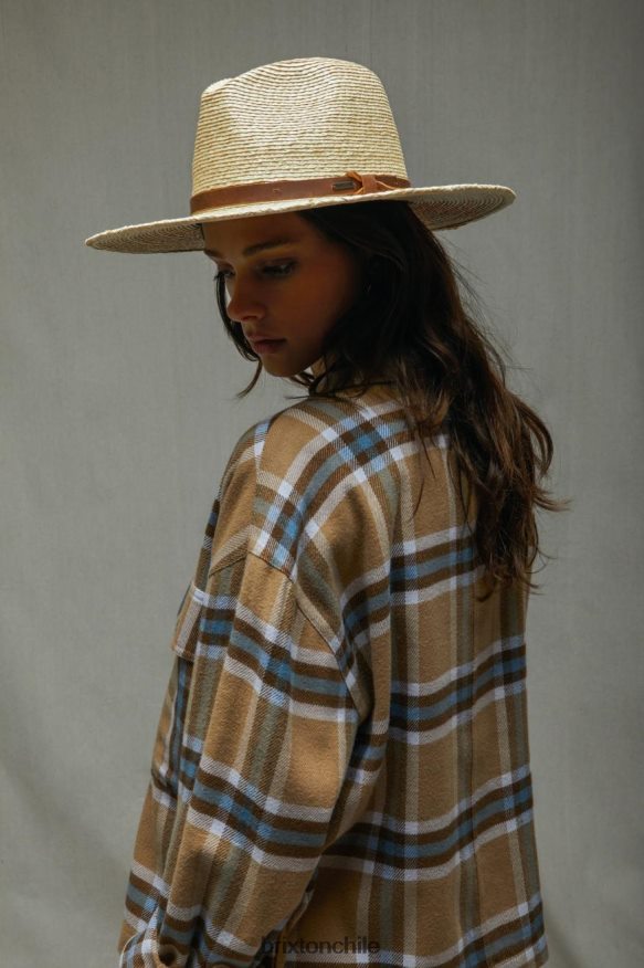 Brixton hombres sombrero de paja adecuado para el campo P0BX28192 accesorios natural