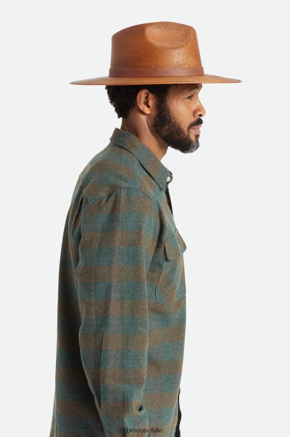 Brixton hombres sombrero de paja adecuado para el campo P0BX28193 accesorios óxido