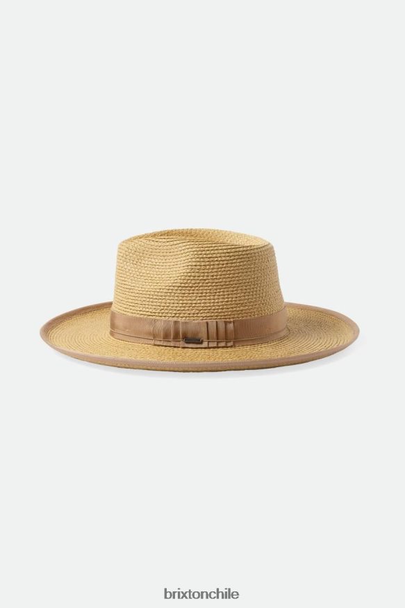 Brixton hombres sombrero de paja reno P0BX28190 accesorios bronceado/bronceado