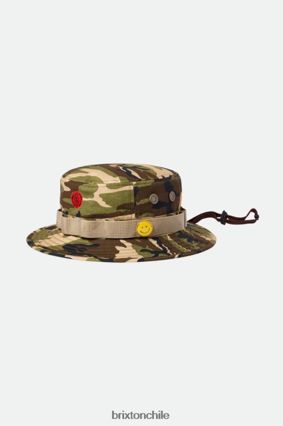Brixton hombres sombrero de pescador empacable amor P0BX28313 accesorios excedente de camuflaje