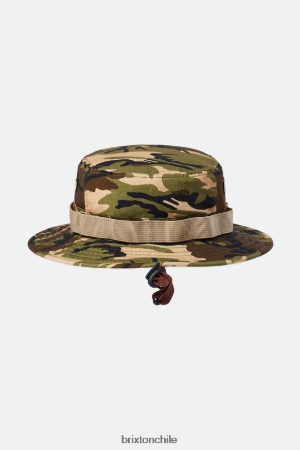Brixton hombres sombrero de pescador empacable amor P0BX28313 accesorios excedente de camuflaje