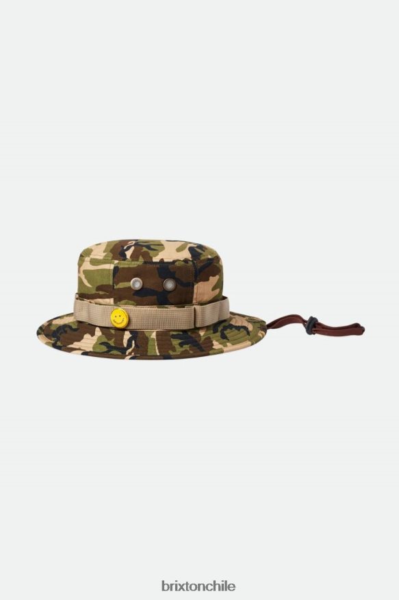 Brixton hombres sombrero de pescador empacable amor P0BX28313 accesorios excedente de camuflaje