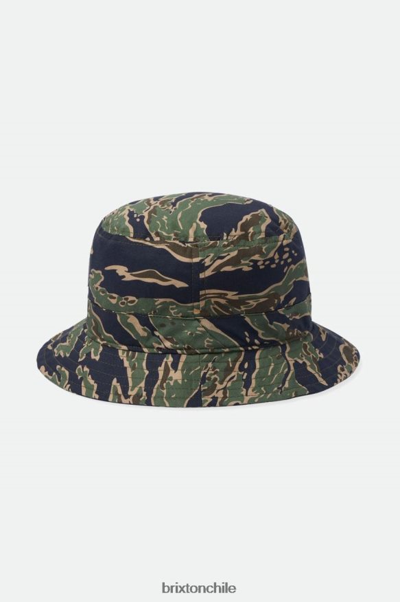Brixton hombres sombrero de pescador plegable beta P0BX28311 accesorios camuflaje de tigre
