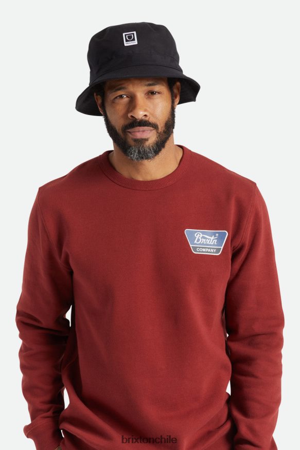 Brixton hombres sombrero de pescador plegable beta P0BX28312 accesorios negro