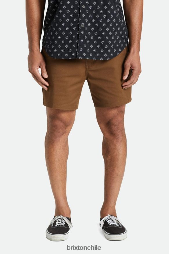 Brixton hombres elección chino corto 5'' P0BX28165 vestir tierra oscura