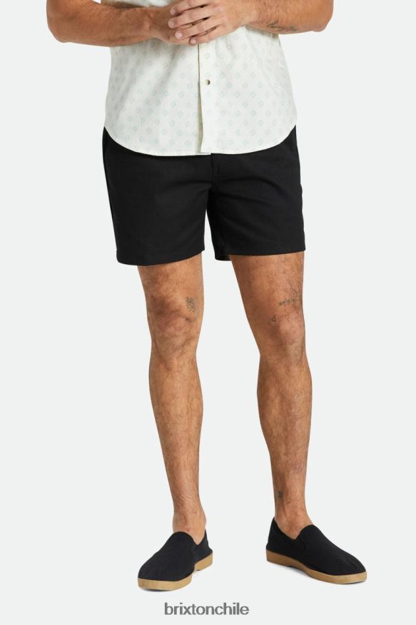 Brixton hombres elección chino corto 5'' P0BX28166 vestir negro