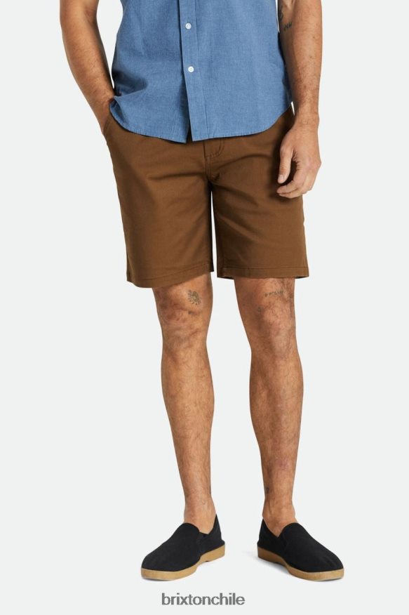 Brixton hombres elección chino corto 9'' P0BX28164 vestir tierra oscura