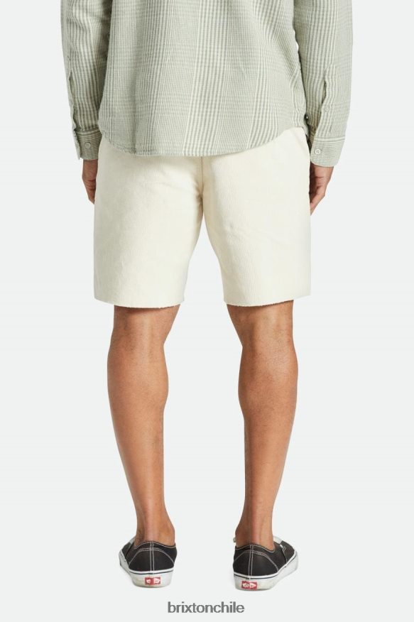 Brixton hombres pantalón corto de pana madrid ii 8'' P0BX28172 vestir gorra blanca