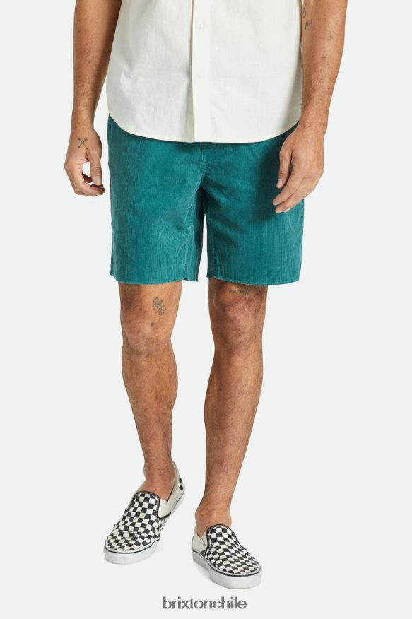 Brixton hombres pantalón corto de pana madrid ii 8'' P0BX28173 vestir abeto