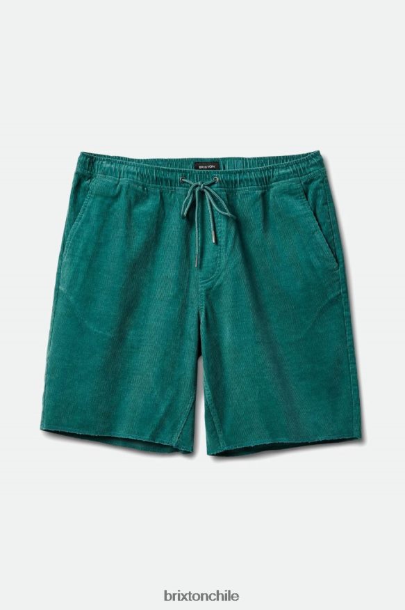 Brixton hombres pantalón corto de pana madrid ii 8'' P0BX28173 vestir abeto