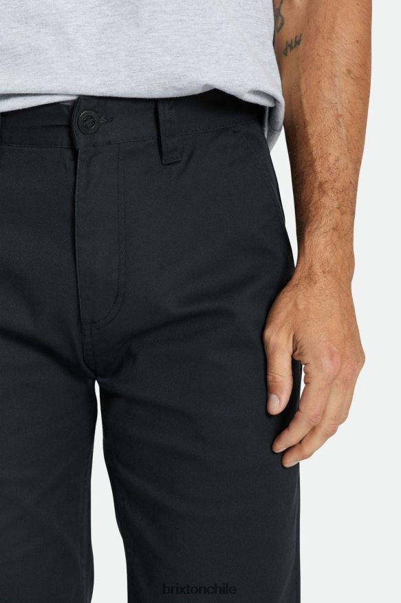 Brixton hombres Choice pantalones chinos ajustados P0BX28150 vestir negro