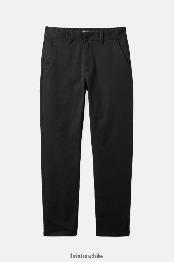 Brixton hombres Choice pantalones chinos ajustados P0BX28150 vestir negro