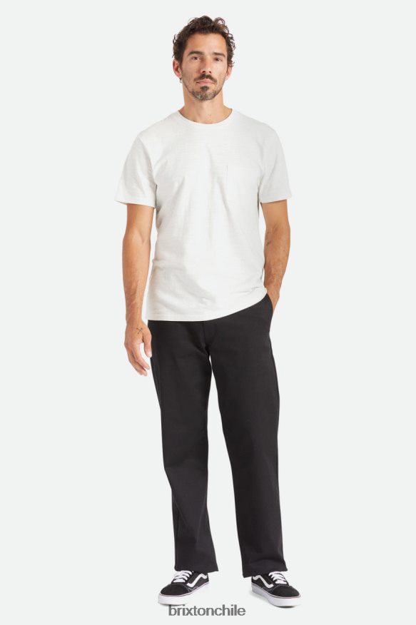 Brixton hombres Choice pantalones chinos relajados P0BX28151 vestir negro