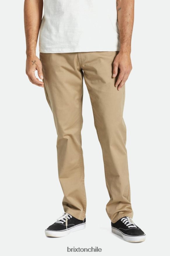 Brixton hombres pantalón chino regular de elección P0BX28148 vestir caqui