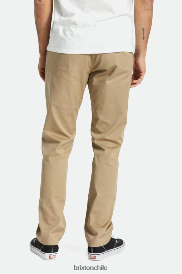 Brixton hombres pantalón chino regular de elección P0BX28148 vestir caqui