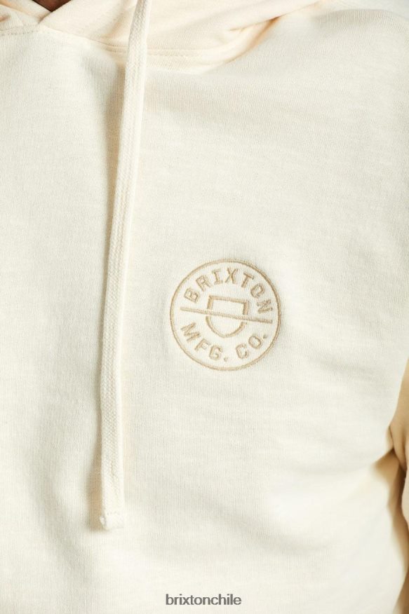 Brixton hombres capucha de felpa francesa con peso de verano P0BX28133 vestir gorra blanca