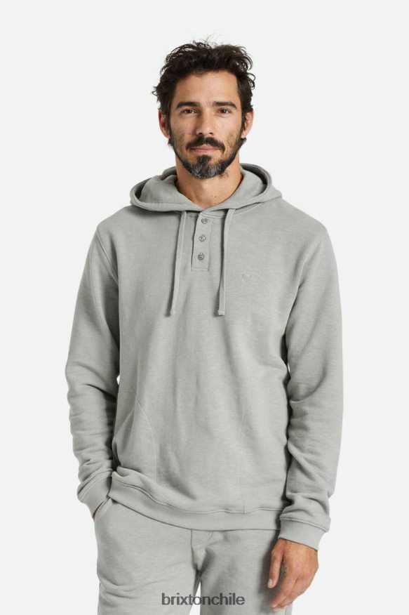Brixton hombres capucha henley de felpa francesa flameada P0BX28138 vestir paloma salvaje