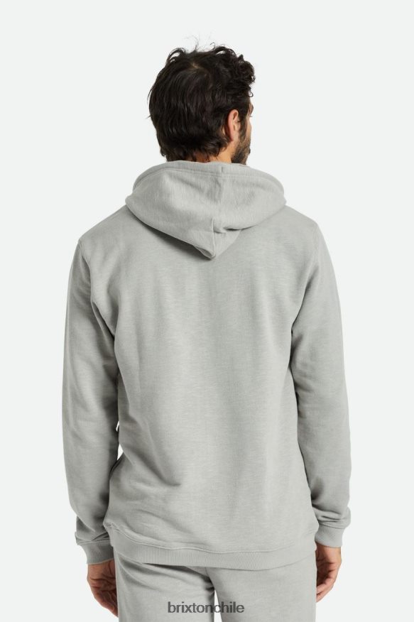 Brixton hombres capucha henley de felpa francesa flameada P0BX28138 vestir paloma salvaje