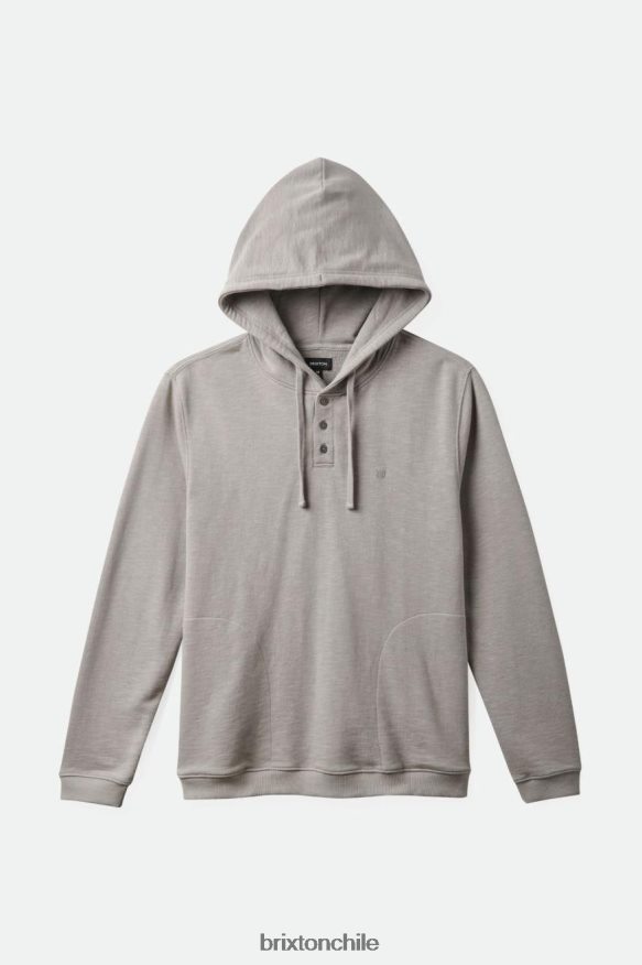 Brixton hombres capucha henley de felpa francesa flameada P0BX28138 vestir paloma salvaje