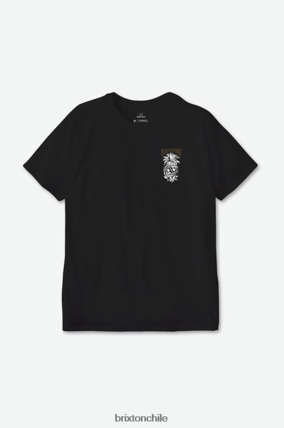 Brixton hombres camiseta dargan s/s estándar P0BX28107 vestir negro