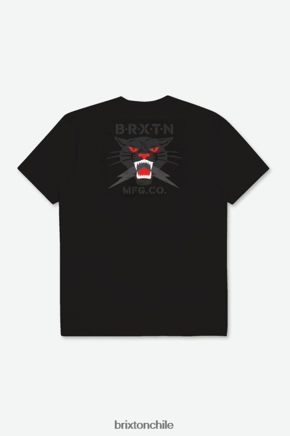 Brixton hombres camiseta de sastre s/s chispas P0BX28108 vestir negro
