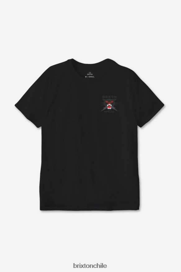 Brixton hombres camiseta de sastre s/s chispas P0BX28108 vestir negro