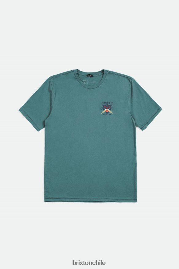 Brixton hombres camiseta de sastre s/s chispas P0BX2827 vestir abeto