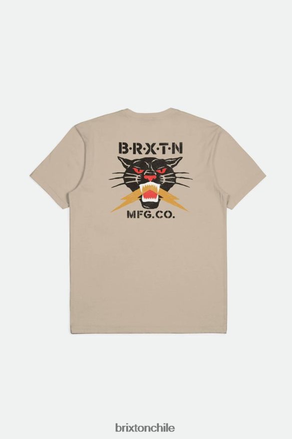 Brixton hombres camiseta de sastre s/s chispas P0BX2828 vestir humo gris