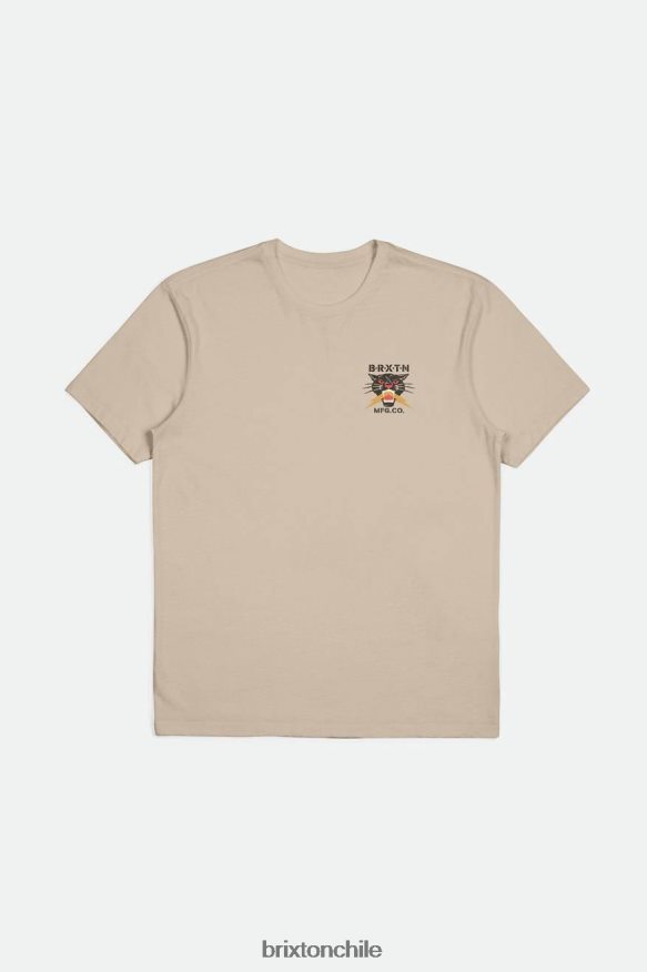 Brixton hombres camiseta de sastre s/s chispas P0BX2828 vestir humo gris