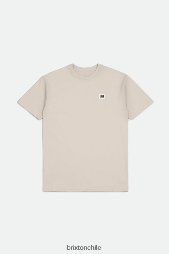Brixton hombres camiseta estándar alton s/s P0BX2860 vestir crema