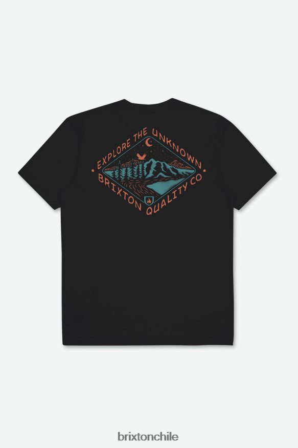 Brixton hombres camiseta estándar apalachin s/s P0BX28115 vestir negro