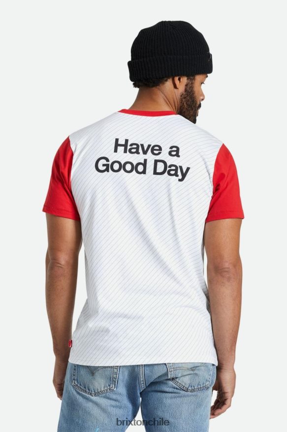 Brixton hombres camiseta sastre coca-cola s/s P0BX2878 vestir coca cola roja