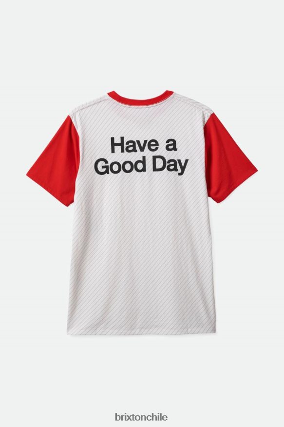Brixton hombres camiseta sastre coca-cola s/s P0BX2878 vestir coca cola roja