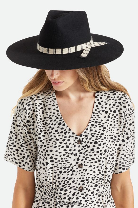 Brixton mujer sombrero de fieltro leigh P0BX28528 accesorios negro