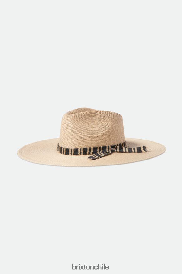 Brixton mujer sombrero de paja leigh P0BX28519 accesorios natural