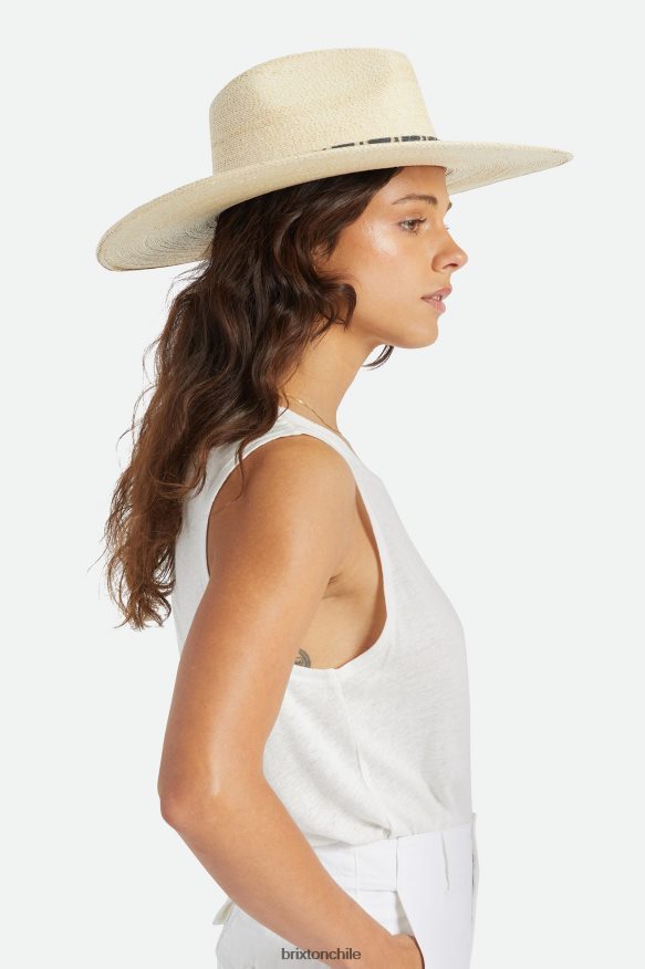 Brixton mujer sombrero de paja leigh P0BX28519 accesorios natural