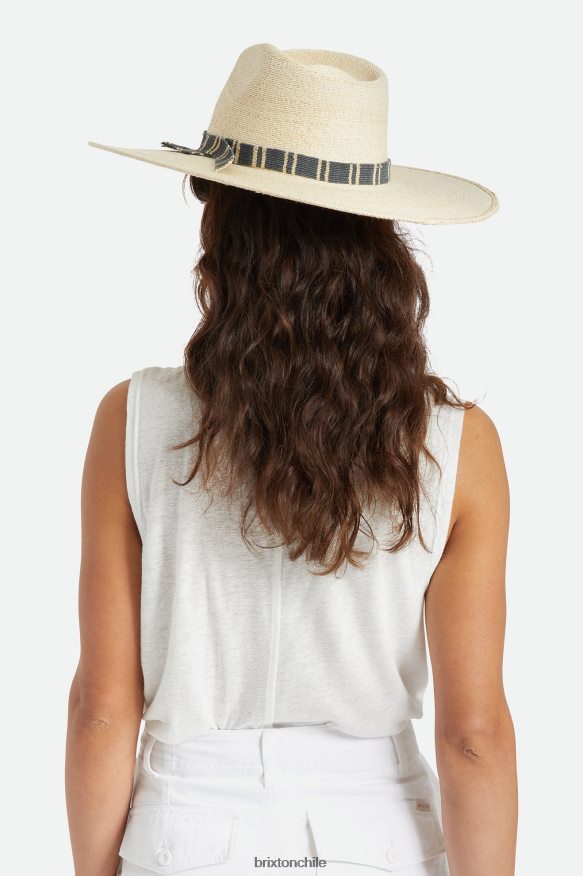 Brixton mujer sombrero de paja leigh P0BX28519 accesorios natural