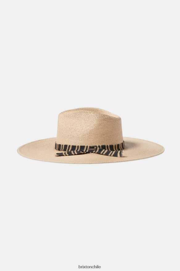 Brixton mujer sombrero de paja leigh P0BX28519 accesorios natural