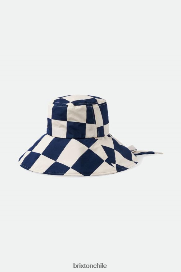 Brixton mujer sombrero de pescador plegable jaspe P0BX28532 accesorios azul marino lavado/gorra blanca