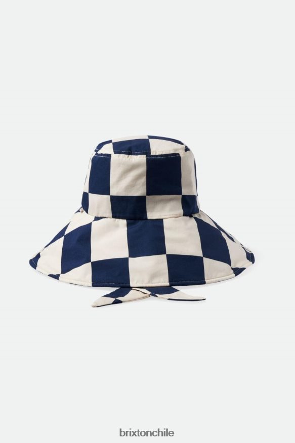 Brixton mujer sombrero de pescador plegable jaspe P0BX28532 accesorios azul marino lavado/gorra blanca