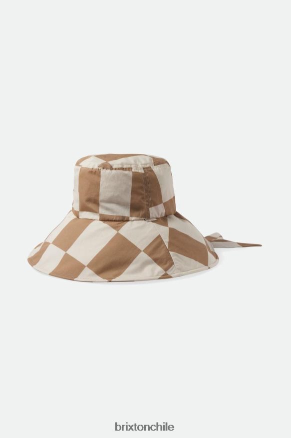 Brixton mujer sombrero de pescador plegable jaspe P0BX28533 accesorios arena/gorra blanca