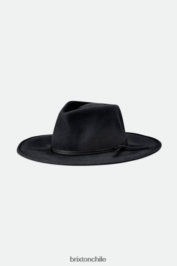Brixton mujer sombrero plegable de fieltro joanna P0BX28527 accesorios negro